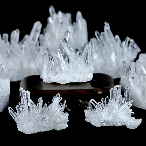 Natural Himalaya Quartz Crystal Cluster Rock Stones Mineral Reiki Healing Specimen Home Deco ► Photo 1/4