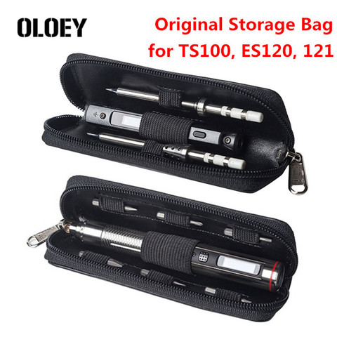 Original Portable Storage Bag for MINI TS100 TS80 Soldering Iron ES120 ES121 ES121v Screwdriver Carry Case Waterproof Organizer ► Photo 1/6