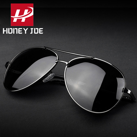 Aviation Metail Frame Quality Oversized Spring Leg Alloy Men Sunglasses  Polarized Brand Design Pilot Male Sun Glasses Driving