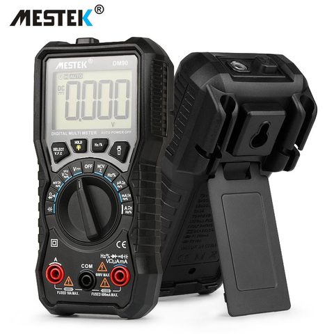 MESTEK DM90 Digital Multimeter 6000 Counts multimetro digital profesional LCD AC/DC Temperature Measuring Multimetro Tester ► Photo 1/6