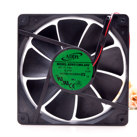 ADN512MX-A90 For ADDA DC 12V 135mm 0.27a 13525 2-Wire Power Supply Case cooler cooling fan ► Photo 1/5