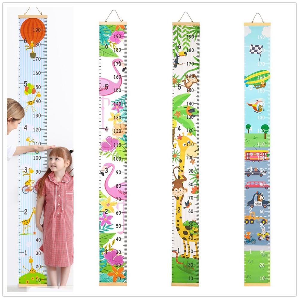 Kids Height Ruler Growth Chart Children Room Wall Hanging Measure Ruler Decals 