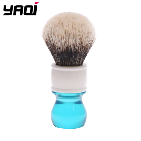 Yaqi 24mm Aqua Two Band Badger Hair Shaving Brush ► Photo 1/6