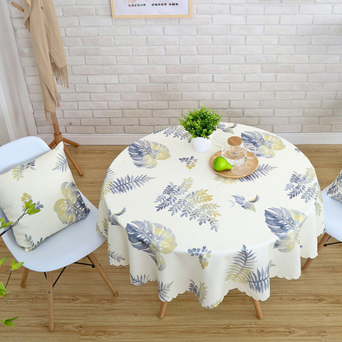 Proud Rose Waterproof Printed Tablecloth Round Table Cover Tea Table Cloth Rural Rectangular Cover Cloth Home Decoration ► Photo 1/6