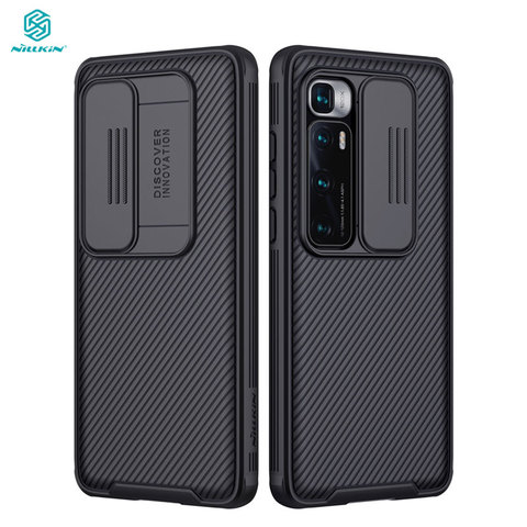 Xiaomi Mi 10 Ultra Case Nillkin Slide Protect Lens Camera Protection Case for Xiaomi Mi10 Mi 10 Ultra 5G Cover ► Photo 1/6