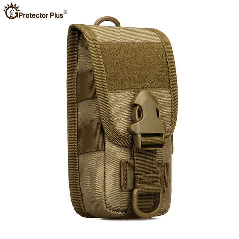 Military Tactical Mobile Phone Bags 5.8 Inch Mini Shoulder Bag Molle  Outdoor Camouflage Belt Bag Attached Packs  Hiking Bag ► Photo 1/6