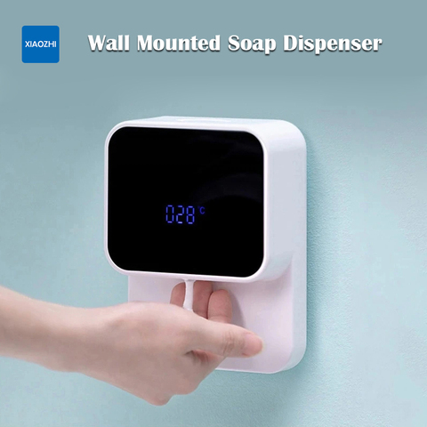 Xiaozhi X5 Automatic Soap Dispenser Wall-mounted Infrared Induction Hand Washer 280ml LED Temperature Display USB Rechargable ► Photo 1/6