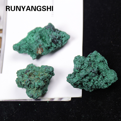 50g/bag Natural Green Malachite Stone rough Crystal Clastic Rock Cube Collectible Minerals Specimen for Home Decor ► Photo 1/6