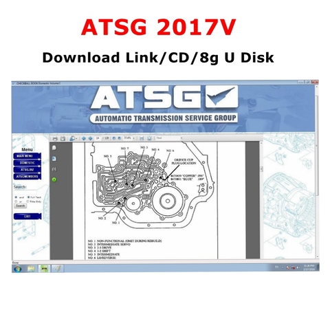 2022 Hot Sale ATSG 2017 Auto repair software Automatic Transmissions Service Group Repair Information Atsg Manual Diagnosis ► Photo 1/6
