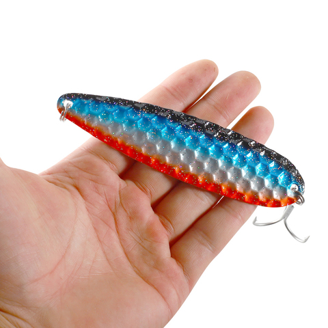 25.5g Colorful Metal Sequins Fishing Lure Artificial Hard Bait Sequins Spinner Spoon Pike Trout Perch ► Photo 1/6