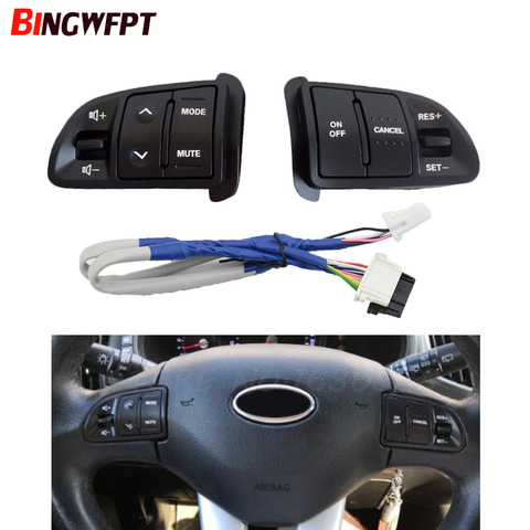 Cruise Control For KIA Sportager 2011-2014 2016 Steering Wheel Button Control Audio Buttons Volume Modification Switch ► Photo 1/6