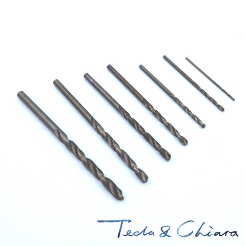 6 6.0 6.1 6.2 6.3 6.4 6.5 6.6 6.7 6.8 6.9 mm HSS-CO M35 Cobalt Steel Straight Shank Twist Drill Bits For Stainless Steel ► Photo 1/2