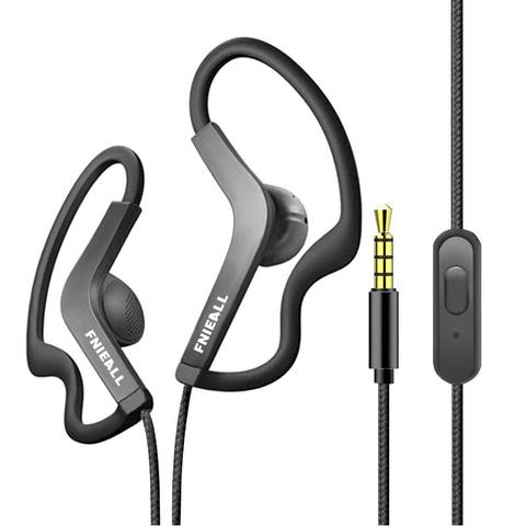 Ear Hook 13MM Sport Running Bass Headphones Ears Painless Earphone Control HiFi for iPhone /Xiaomi IOS Android Smart Phones ► Photo 1/6