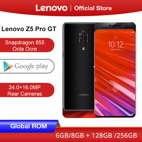 Global ROM Lenovo Z5 Pro GT Snapdragon 855 Smartphone 8GB RAM 256GB 128GB ROM 6.39'' In-Screen Fingerprint 24MP ► Photo 1/1