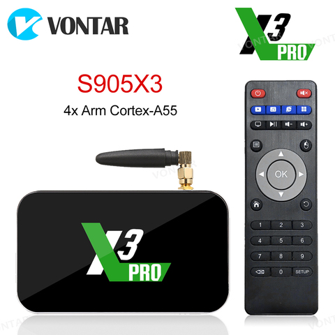 2022 Ugoos X3 PRO TV Box Android 9.0 4GB RAM 32GB X3 Plus 64GB DDR4 Amlogic S905X3 WiFi 1000M 4K X3 Cube 2GB 16GB Set Top TVBox ► Photo 1/6