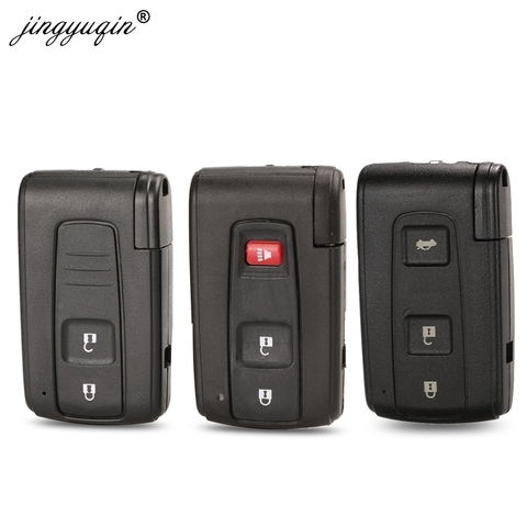 jingyuqin 2 BUTTON REMOTE KEY CASE FOR TOYOTA PRIUS COROLLA VERSO TOY43 BLADE ► Photo 1/6