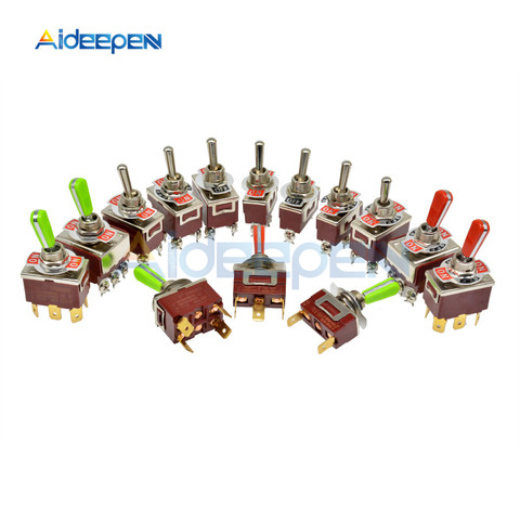 Toggle Switch E-TEN(C)1322/1221/1321/1122/1021/1121/223 E-TEN(A)9310/9210 2/3/4/6/9/12 Pin ON-ON ON-OFF-ON Switch Waterproof Cap ► Photo 1/6