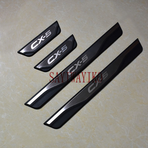 FIT For Mazda CX-5 Cx5 2013 2014 2015 2016 Door Sill Scuff Plate Welcome Pedal Stainless Steel Car Styling Car Accessories ► Photo 1/5