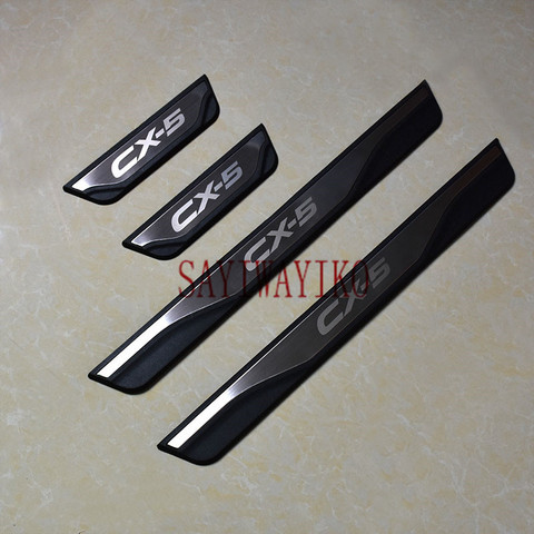 For Mazda Cx5 Cx 5 Auto Accessories Trim Door Sill Protector Scuff Car  Sticker