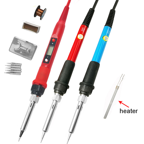 Electric Soldering Iron 60W Welding Solder Repair Tools 220V/110V  Adjustable Temperature Soldering Iron Tips Rework Station