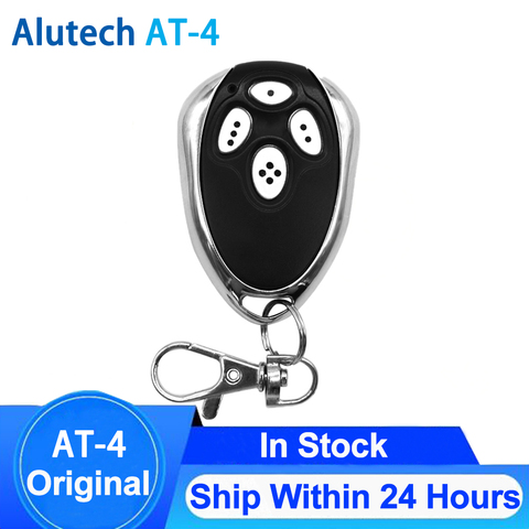 Alutech AT-4 AN-Motors AT-4 garage door 433MHz rolling code Alutech AnMotors ASG1000 AR-1-500 ASG 600 remote control for gate ► Photo 1/6