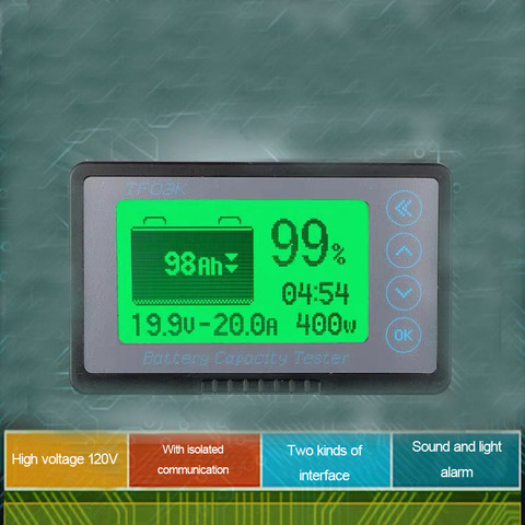 50A-500A TF03K coulomb meter with case electric car trailer battery power display ► Photo 1/5