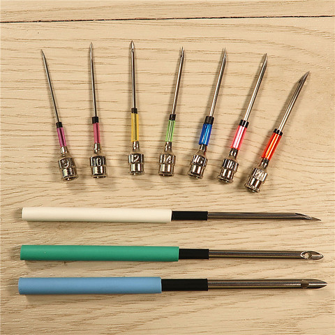 Embroidery Stitching Punch Needles Kit Poking Cross Stitch Tools Crochet Knitting Art Embroidery Needles ► Photo 1/6