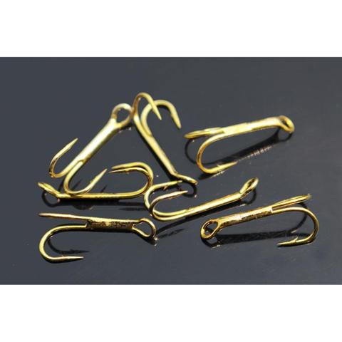 Tigofly 20 pcs/lot Double Hook Fly Tying Hooks Strong Double Claws Salmon Trout Fly Fishing Barbed Duplex Hooks Size 8# 12# ► Photo 1/4