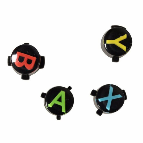 4pcs Repair Part Replacement Button kit for Microsoft XBOX ONE Wireless Controller xboxone Gamepad ABXY Logo Set Accessories ► Photo 1/4