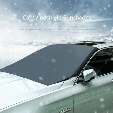 210*120cm Automobile Magnetic Sunshade Cover Car Windshield Snow Sun Shade Waterproof Protector Cover Car Front Windscreen Cover ► Photo 1/6