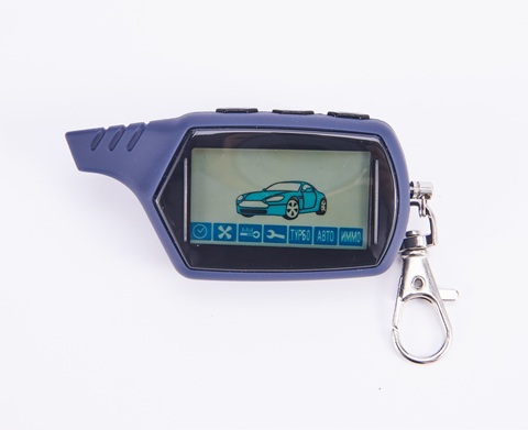 Free shipping A91 LCD remote control for 2 way car alarm starline 91 starter motor starline A91 keychain with alarm ► Photo 1/5