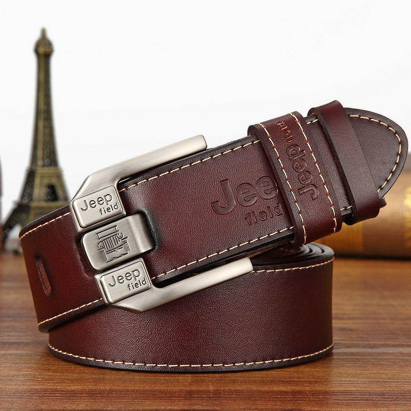 Men Belt Male Genuine Leather Belt Strap Famous Brand Luxury