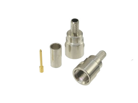 FME male plug crimp RG58 RG142 RG400 LMR195 RF Coaxial connector ► Photo 1/5