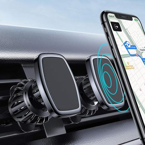 Magnetic Car Phone Holder For Phones Universal Car Air Vent  Holder For iPhone 12 Cell Mobile Phone Mount GPS For Samsung Xiaomi ► Photo 1/6