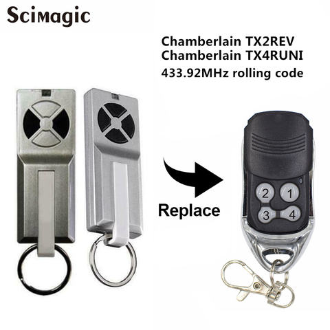 Chamberlain TX2REV / Chamberlain TX4RUNI garage door gate remote control opener command garage transmitter ► Photo 1/6