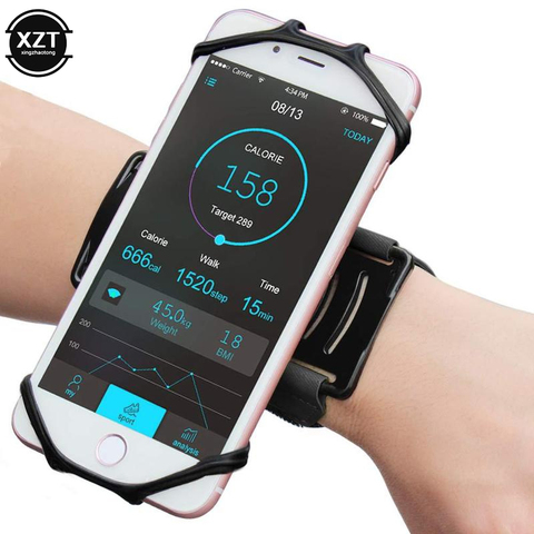 Universal Waterproof Sport Armband Bag Running Jogging Gym Arm Band Mobile  Phone Bag Case Cover Holder Elastic Sports Wrist Bag 