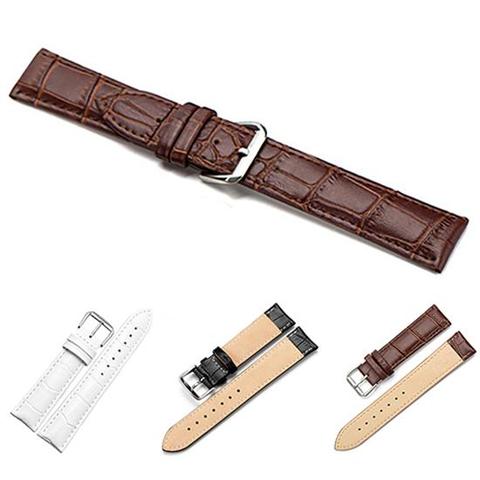 Universal Replacement Leather Watch Strap Leather Watchband for Men Women 16mm 18mm 20mm 22mm Watch Strap Band ремешок для часов ► Photo 1/6