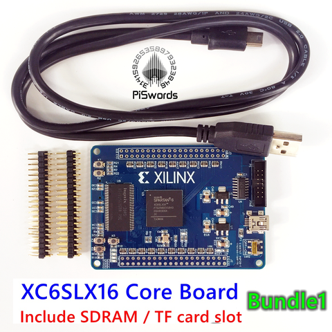 Latest  Xilinx spartan6  XC6SLX16 Core Board Xilinx spartan 6 FPGA development board  with 256mbit  SDRAM ► Photo 1/4