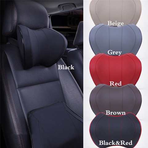 Car Seat Head Neck Rest Massage Auto Pillow Space Memory Neck Headrest Car Vehicular Pillow Seat Headrest Accessories ► Photo 1/6