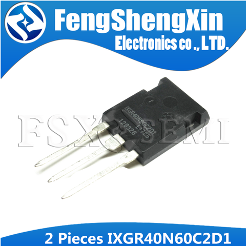 2pcs IXGR40N60C2D1 TO-247 40N60C2D1 TO247 IXGR40N60 TO-3P 40N60  HiPerFASTTM IGBT ISOPLUS247TM C2-Class High Speed IGBTs ► Photo 1/1