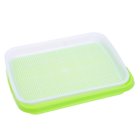 1 Set Seedling Tray Plastic Double-Layer Seedling Nursery Tray Hydroponics Basket ► Photo 1/6