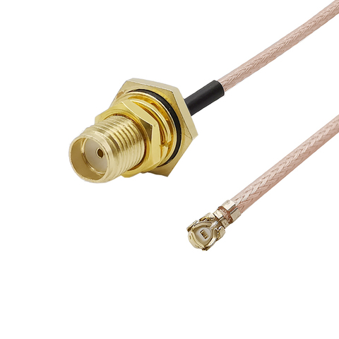 SMA Female Jack Nut Bulkhead With O-Ring to U.FL IPX IPEX RF RG178 Cable Connector RG-178 Pigtail Extension Jumper Cable ► Photo 1/5