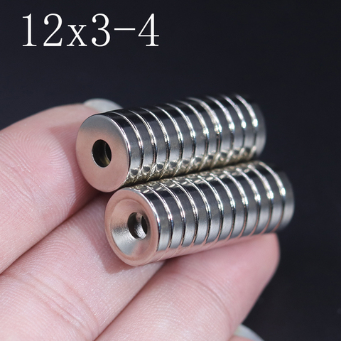 10/20/50Pcs 12x3-4 Neodymium Magnet 12mm x 3mm - 4mm N35 NdFeB Round Super Powerful Strong Permanent Magnetic imanes ► Photo 1/6