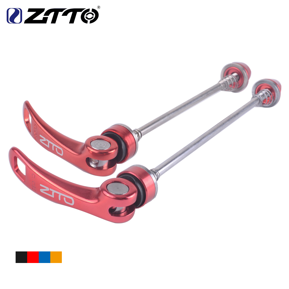ZTTO 1Pair MTB Road Bike Screw QR Skewers 9mm 5mm Quick Release 100 135 Hub Axle 