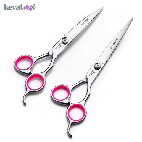 6'' Professionnal Sharp Pet Dog Gromming Scissors Stainless Steel Up Down Curved Shears Pet Dog Cat Cutting Barber Hair Scissor ► Photo 1/6