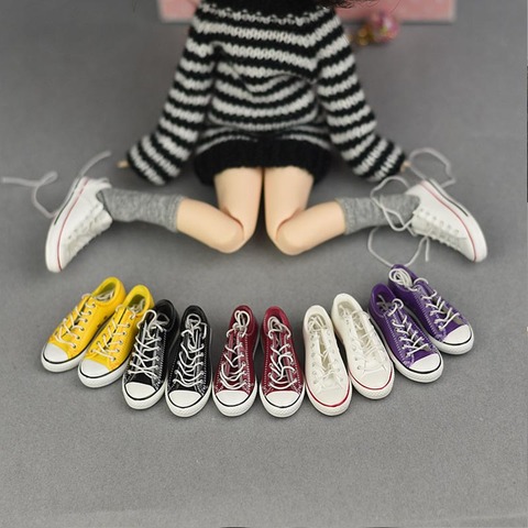 HOUZIWA BJD Doll Accessories 4.5cm Sneakers Blyth Doll Shoes 1/6 bjd Doll shoes ► Photo 1/4