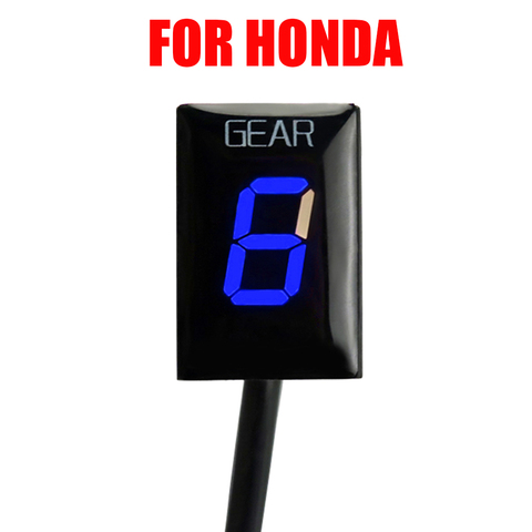 Motorcycle 1-6 Speed Gear Display Indicator For Honda CB250F CB1300S CB1300F CBF1000FA CBR250R CBR1000RR CMX300 Rebel CRF250L ► Photo 1/6