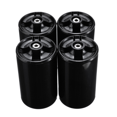 Mayitr 4pcs Black New Battery Adaptor Case AA 2A to D size type LR20 Battery Converter  Holder ► Photo 1/6