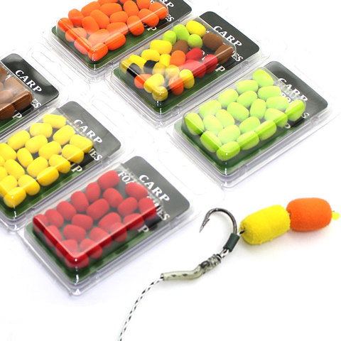 20PCS Carp Fishing Bait For Hair Rigs Accessories Bicolor Foam Carp Bait Ball Pop Up Boilies Fishing Lure Method Feeder Tackle ► Photo 1/6