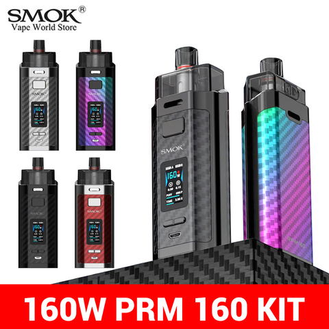 Vape SMOK RPM160 Kit Box Mod 160W  Battery With 7.5ML Cartridge Electronic Cigarette Vaporizer RPM 160 Mesh Coil S8096 ► Photo 1/6